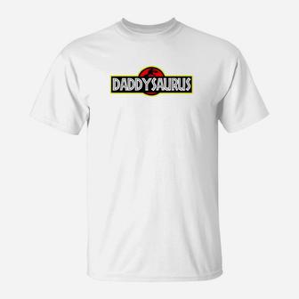 Daddysaurus Daddysaurus Rex Fathers Day Premium T-Shirt - Seseable