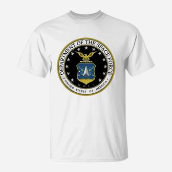Department Of The Space Force United States Of America T-Shirt - Seseable