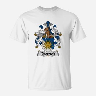 Dietrich Family Crest German Family Crests T-Shirt - Seseable