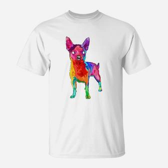Dog Lover Gifts Chihuahua For Colorful Chihuahua T-Shirt - Seseable