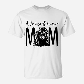 Dog Mom Newfie T-Shirt - Seseable