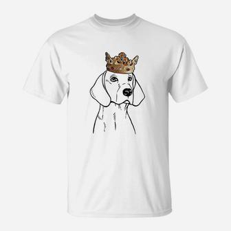 Dog Wearing Crowns T-Shirt - Seseable