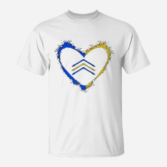 Down Syndrome Heart Trisonomy 21 Extra Chromosome Gift Idea T-Shirt - Seseable