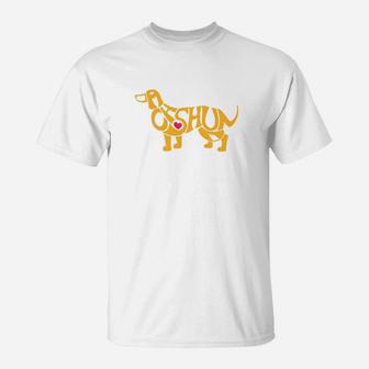 Doxie Dachshund Dog Art Retro Vintage Silhouette Gift Premium T-Shirt - Seseable