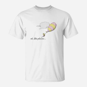 Dr Seuss Oh The Places You'll Go Oh, The Places Balloon T-Shirt - Seseable