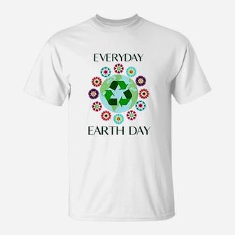 Earth Day 2021 Cute Design For Nature And Environment T-Shirt - Seseable