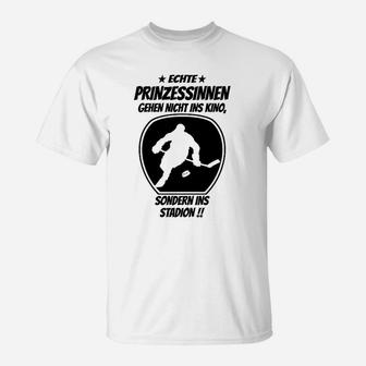 Echte Eishockey Prinzessinen T-Shirt - Seseable