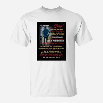 Erinnerung T-Shirt Personalisiertes Design zum Gedenken an den Vater - Seseable