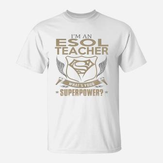 Esol Teacher T-Shirt - Seseable