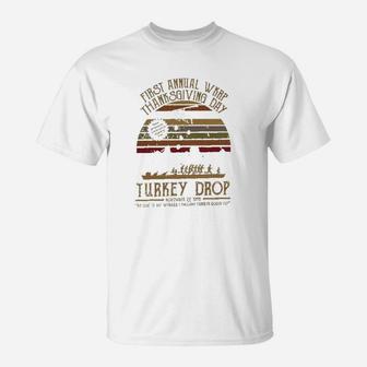 First Annual Wkrp Thanksgiving Day Turkey Drop Vintage Ls T-Shirt - Seseable