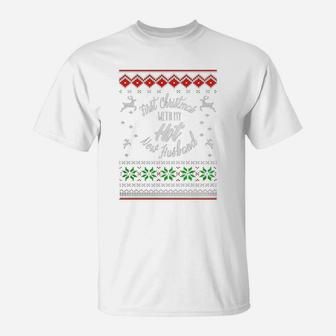 First Christmas With My Hot New Husband Shirt T-Shirt - Seseable