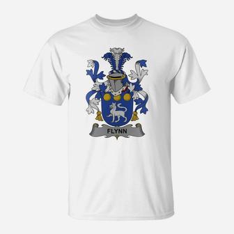 Flynn Family Crest Irish Family Crests Ii T-Shirt - Seseable