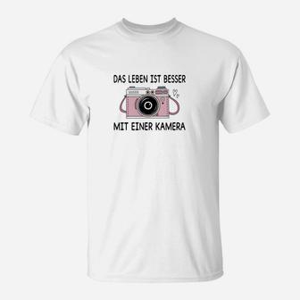 Fotografie Einer Kamera T-Shirt - Seseable