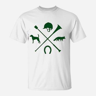 Fox Hunting Gift For Huntsman Master Of Hound Fox Hunter T-Shirt - Seseable