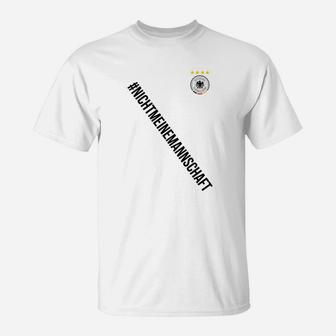 Fußball-Fan T-Shirt #zsmmn Aufdruck und Verbandslogo, Fanartikel - Seseable