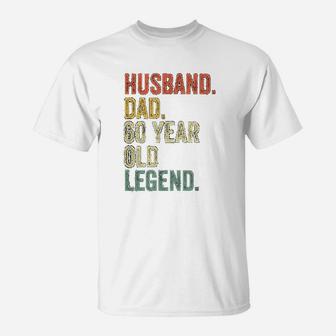 Funny 61st Birthday For Men Gifts Vintage Dad 1960 T-Shirt - Seseable