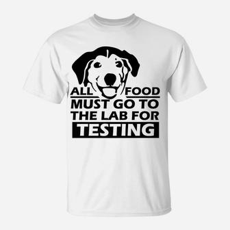 Funny Labrador Retriever Cute Lab Test Dog T-Shirt - Seseable