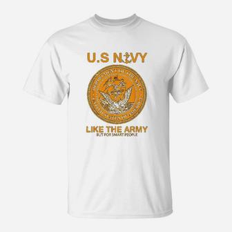 Funny Navy United States Navy Army Parody T-Shirt - Seseable