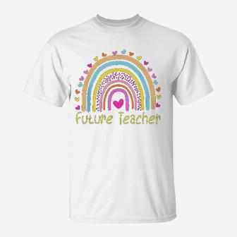Future Teacher Rainbow T-Shirt - Seseable