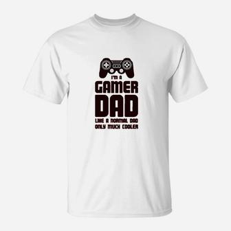 Gamer Dad Funny Gift For Fathers Cool Dads Gaming T-Shirt - Seseable