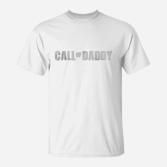 Gaming Dad Call Of Daddy Duty Gaming Inspired T-Shirt - Seseable