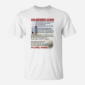 Ge Ich Bin So Dankbar Dass Du Mein Sohn Bist-mama T-Shirt - Seseable