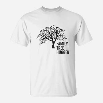Genealogy Family Tree Hugger T-Shirt - Seseable