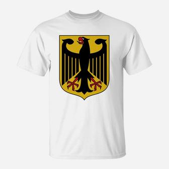 German Eagle Bundesadler Coat Of Arms T-shirt T-Shirt - Seseable