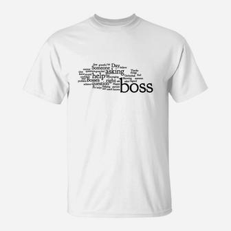 Gift For Boss Day Tshirts Boss T-Shirt - Seseable