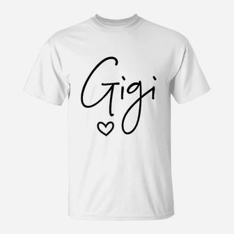Gigi Gift For Grandma Mothers Day Grandkids T-Shirt - Seseable