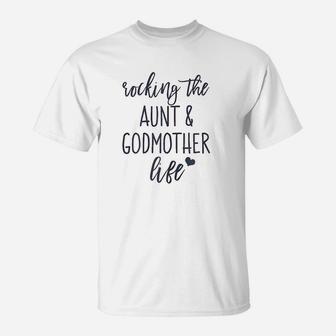 Godmother Gift From Godchild Goddaughter Godson T-Shirt - Seseable