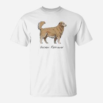 Golden Retriever Doggy, dog christmas gifts, gifts for dog owners, dog birthday gifts T-Shirt - Seseable