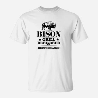 Grill · Bison · Bisongrill · Deutschland T-Shirt - Seseable