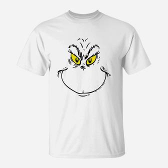 Grinch Face Grinch Christmas T-Shirt - Seseable