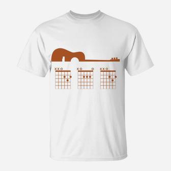 Guitar Best Dad Ever Best Gift For Fathers Day T-Shirt - Seseable