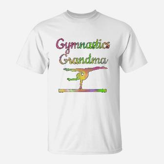 Gymnastics Grandma Gymnast Grandmother Gigi Mimi T-Shirt - Seseable