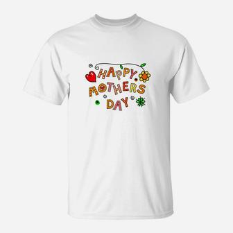 Happy Mothers Day Mothers Loving Family T-Shirt - Seseable