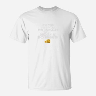 Herren T-Shirt mit Spruch & Emoji, Lustiges Design - Weiß - Seseable