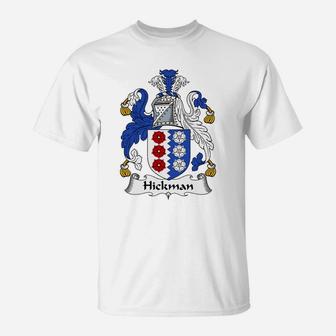 Hickman Coat Of Arms Irish Family Crests T-Shirt - Seseable