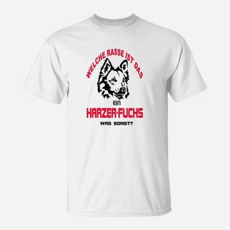 Hunde-Fans T-Shirt Welche Rasse? Harzer Fuchs natürlich! - Seseable