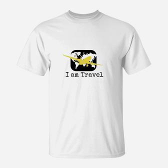I Am Travel Travel Cup T-Shirt - Seseable