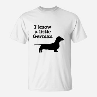I Know A Little German T-Shirt - Seseable