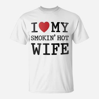 I Love My Wife Coffee Mothers Day T-Shirt - Seseable
