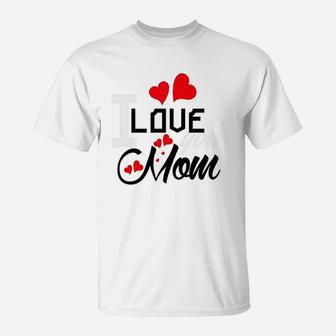 I Love You Mom Dog T-Shirt - Seseable