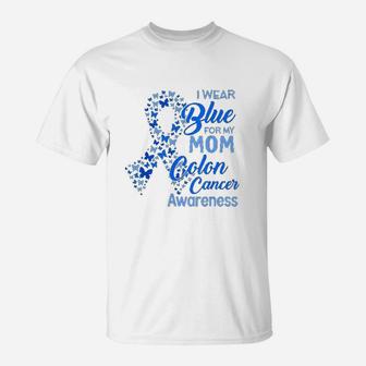 I Wear Blue For My Mom T-Shirt - Seseable
