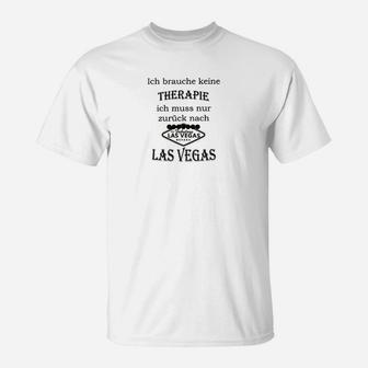 Ich Muss Nach Vegas Schwarze Schrift T-Shirt - Seseable