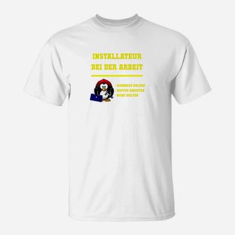 Installateur Bei Der Arbeit T-Shirt - Seseable