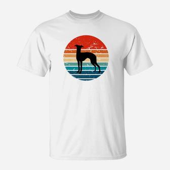 Italian Greyhound Dog Shirt Retro Vintage 70s 80s Dog Shirt T-Shirt - Seseable