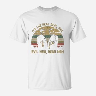 Its The Real Evil Men Dead Men Vintage T-Shirt - Seseable