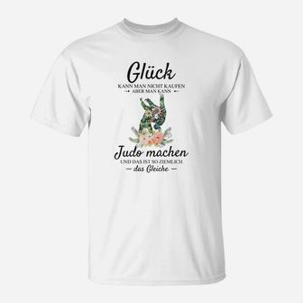 Judo Spruch T-Shirt für Herren, Sportmotiv Glück & Judo Vergleich - Seseable